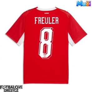 Švýcarsko Remo Freuler #8 Domácí Dres MS 2026 Krátký Rukáv